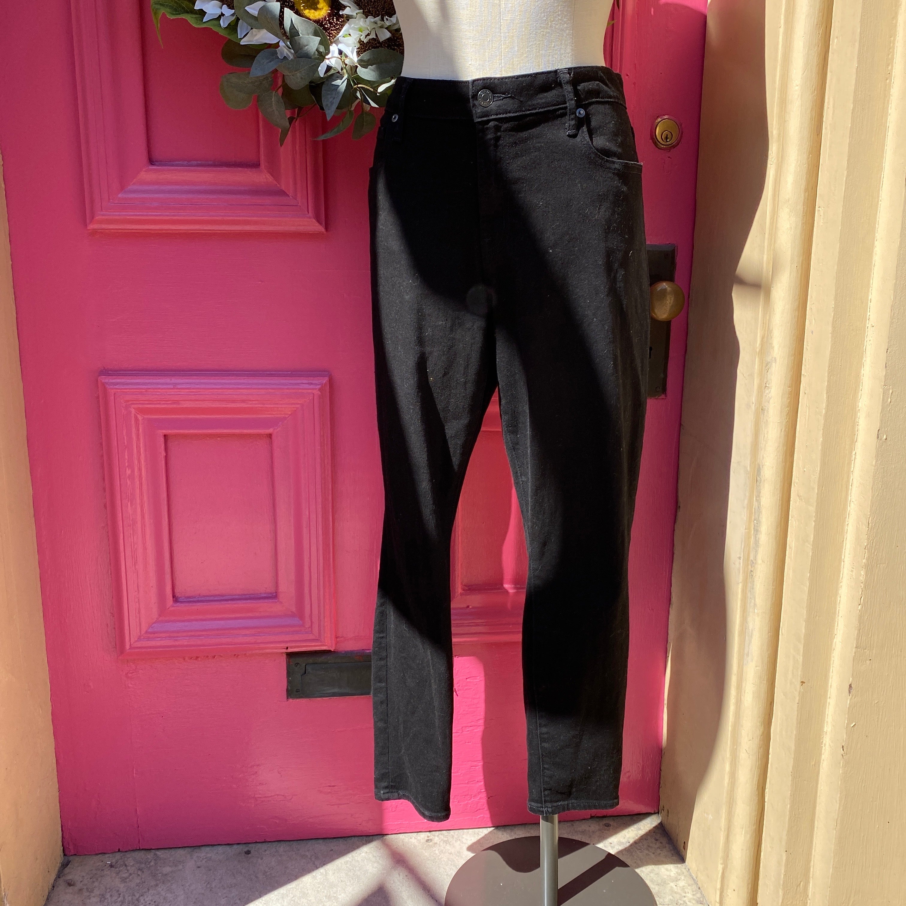 Gap black skinny jeans size 16