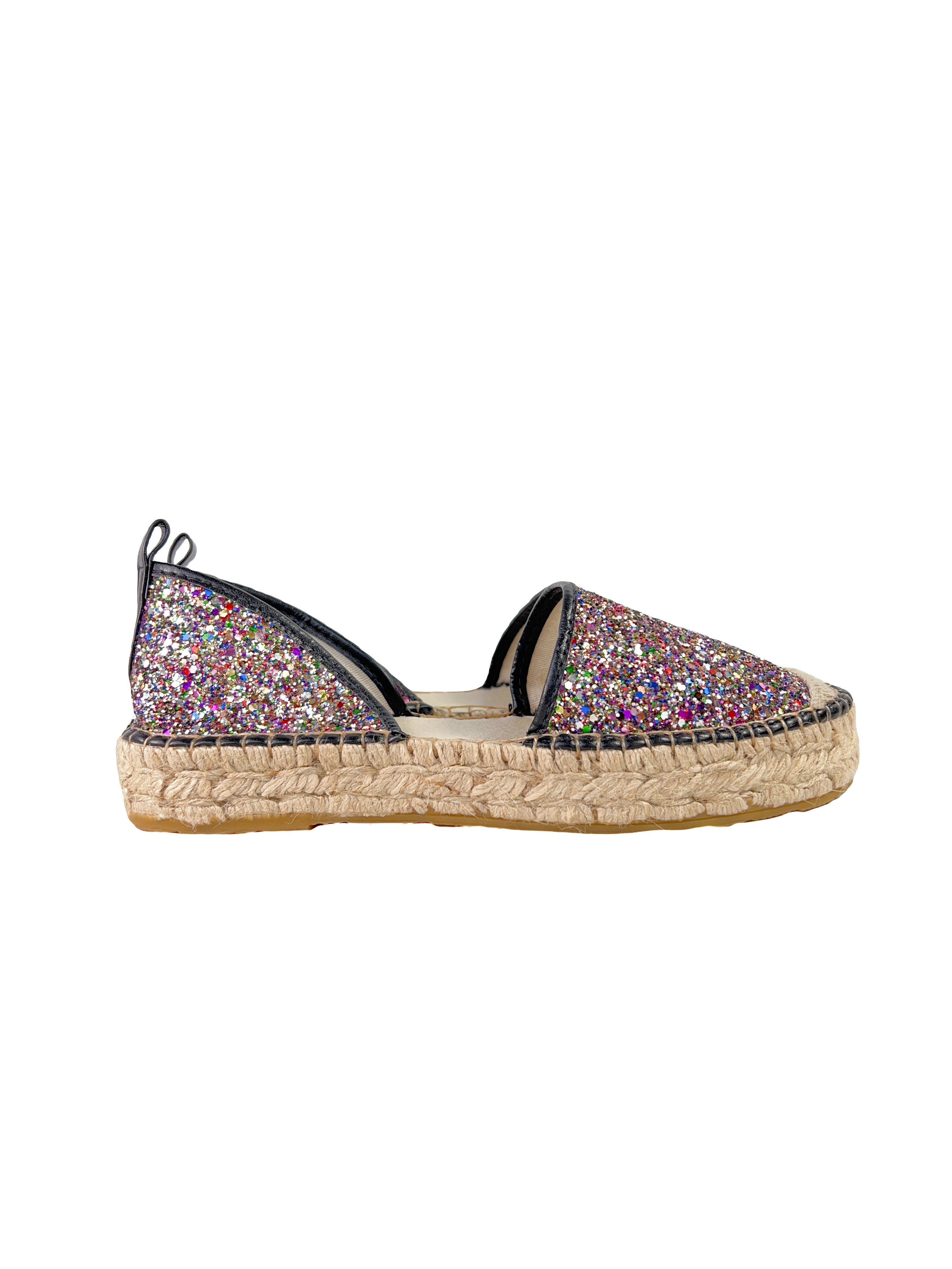 Free People glitter espadrilles size 37 new