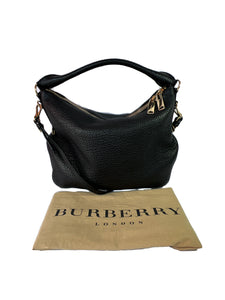 Burberry black leather Orchard Heritage bag