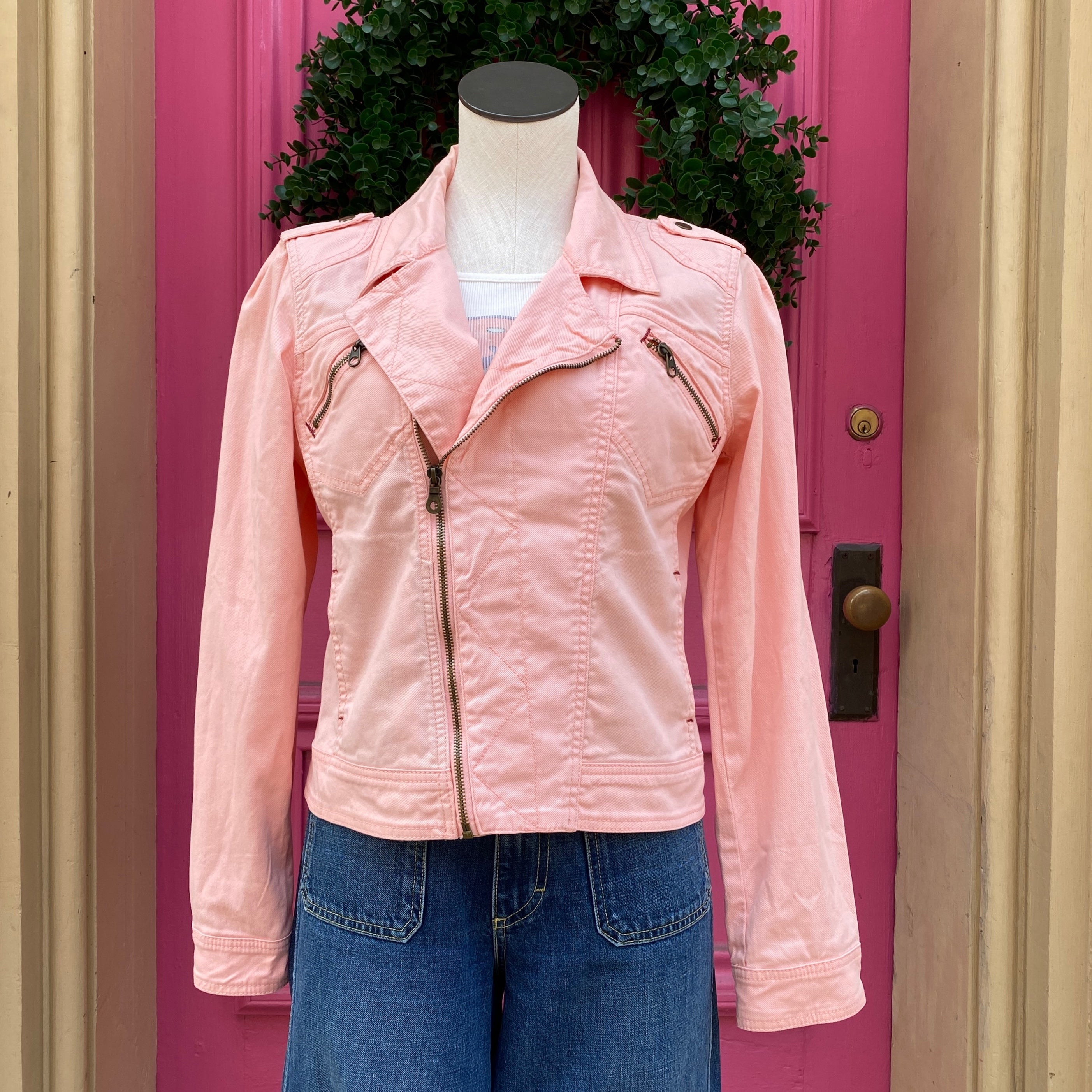 Sanctuary Surplus pink lightweight jacket size Medium New With Tags