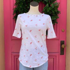 Chicos watermelon tee size Small New With Tags