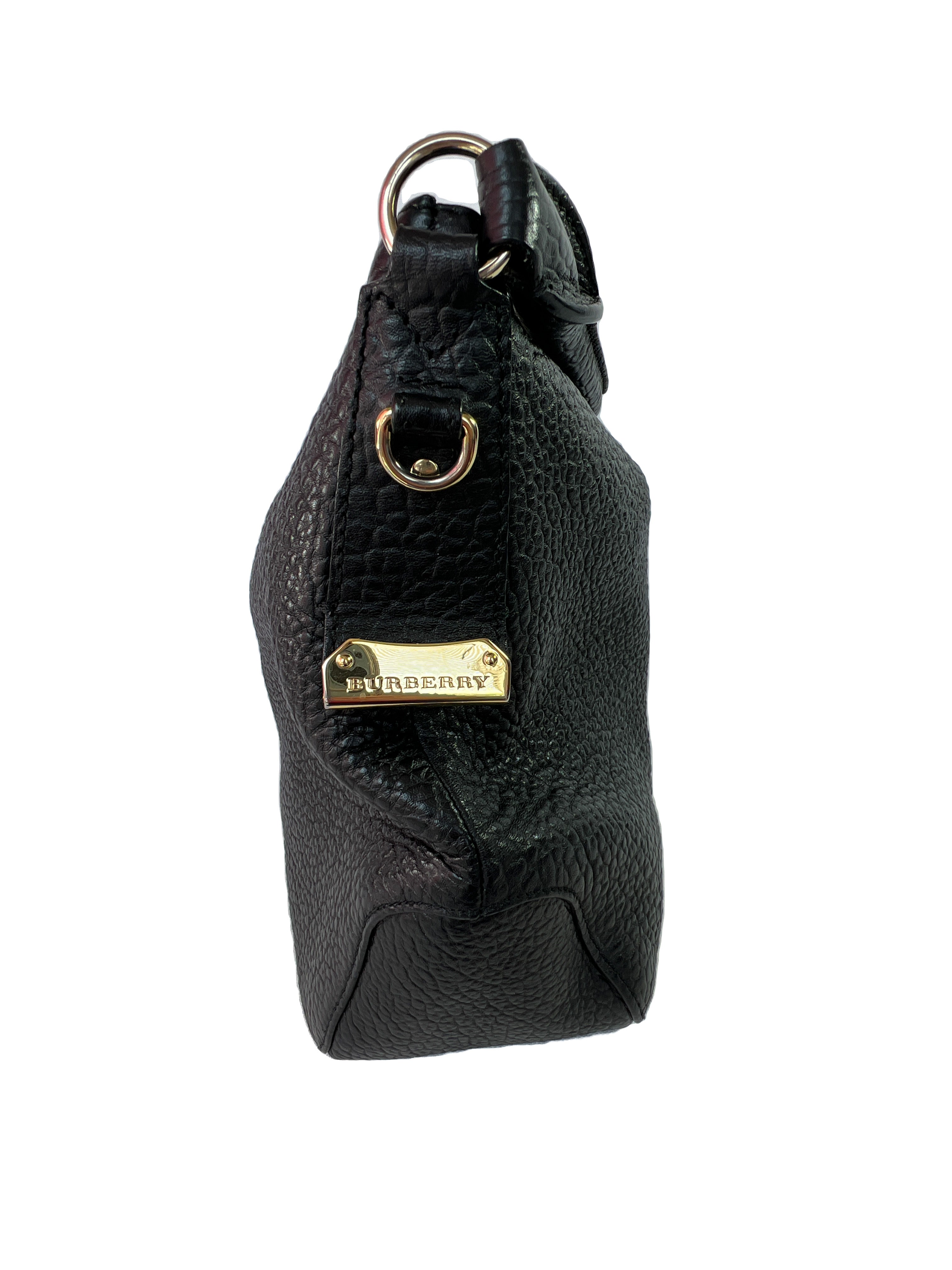 Burberry black leather Orchard Heritage bag