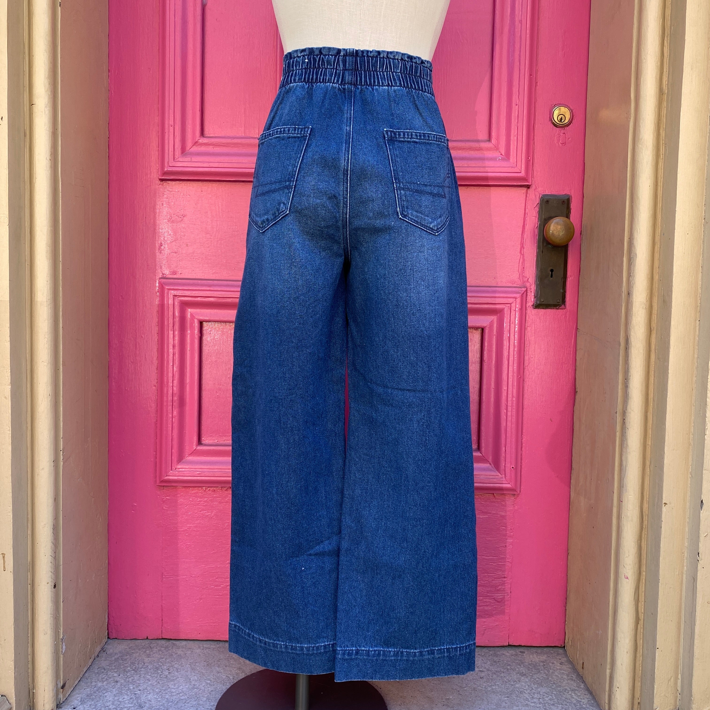 American Eagle wide leg denim pants size 10