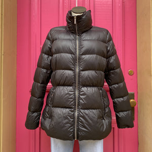 Michael Kors black short packable down jacket size Large