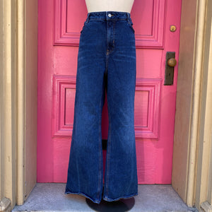 Old Navy extra high rise wide leg jeans size 18