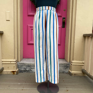 Thirdlove multi color striped silk pants size XL