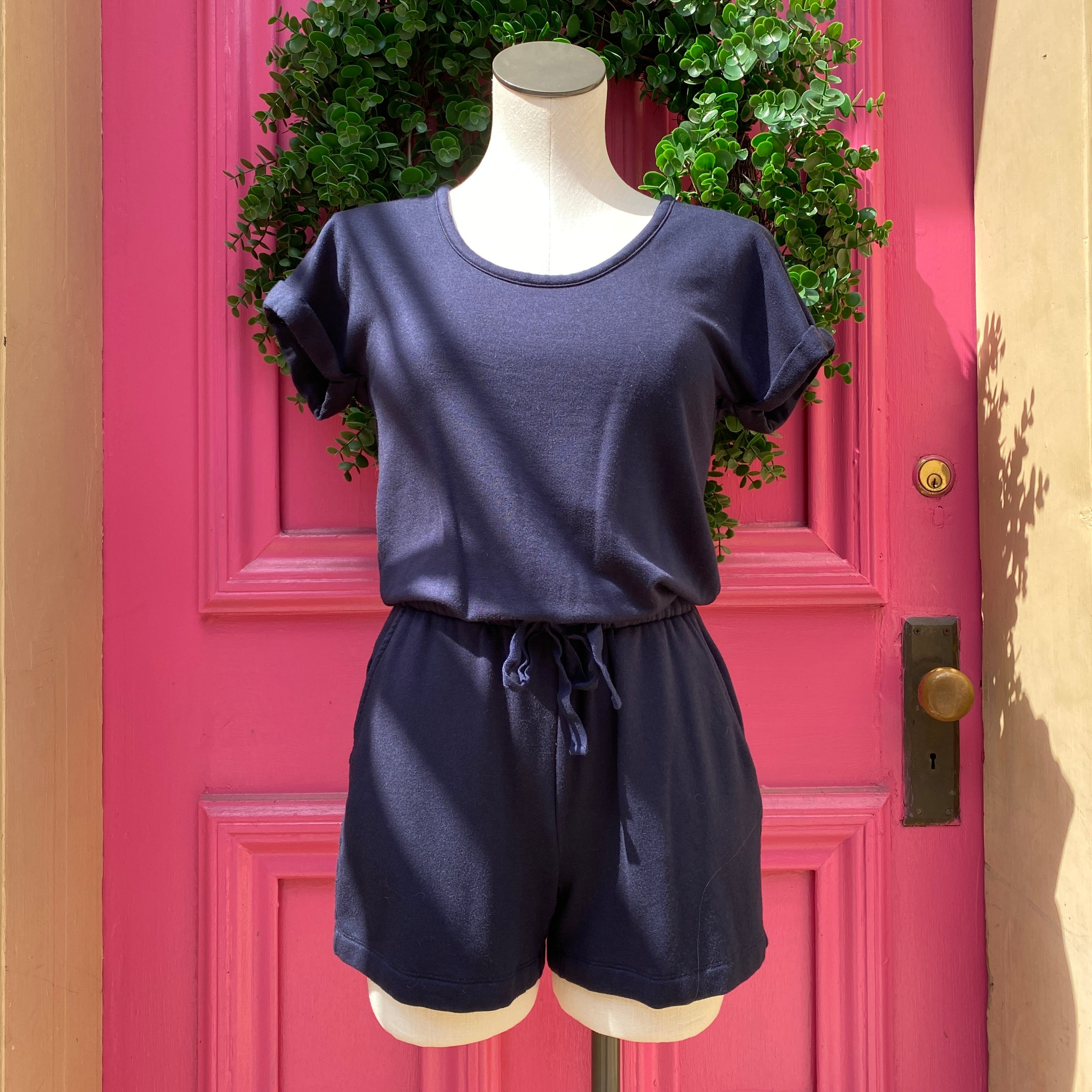 Lou & Grey navy romper Various Sizes - My Girlfriend's Wardrobe LLC