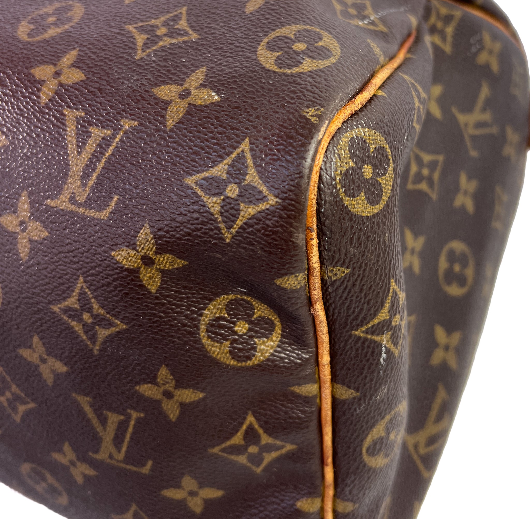 Authentic Louis Vuitton Monogram Speedy 35 Hand Bag Purse MB 0012
