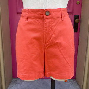 Gap coral khaki girlfriend shorts size 8