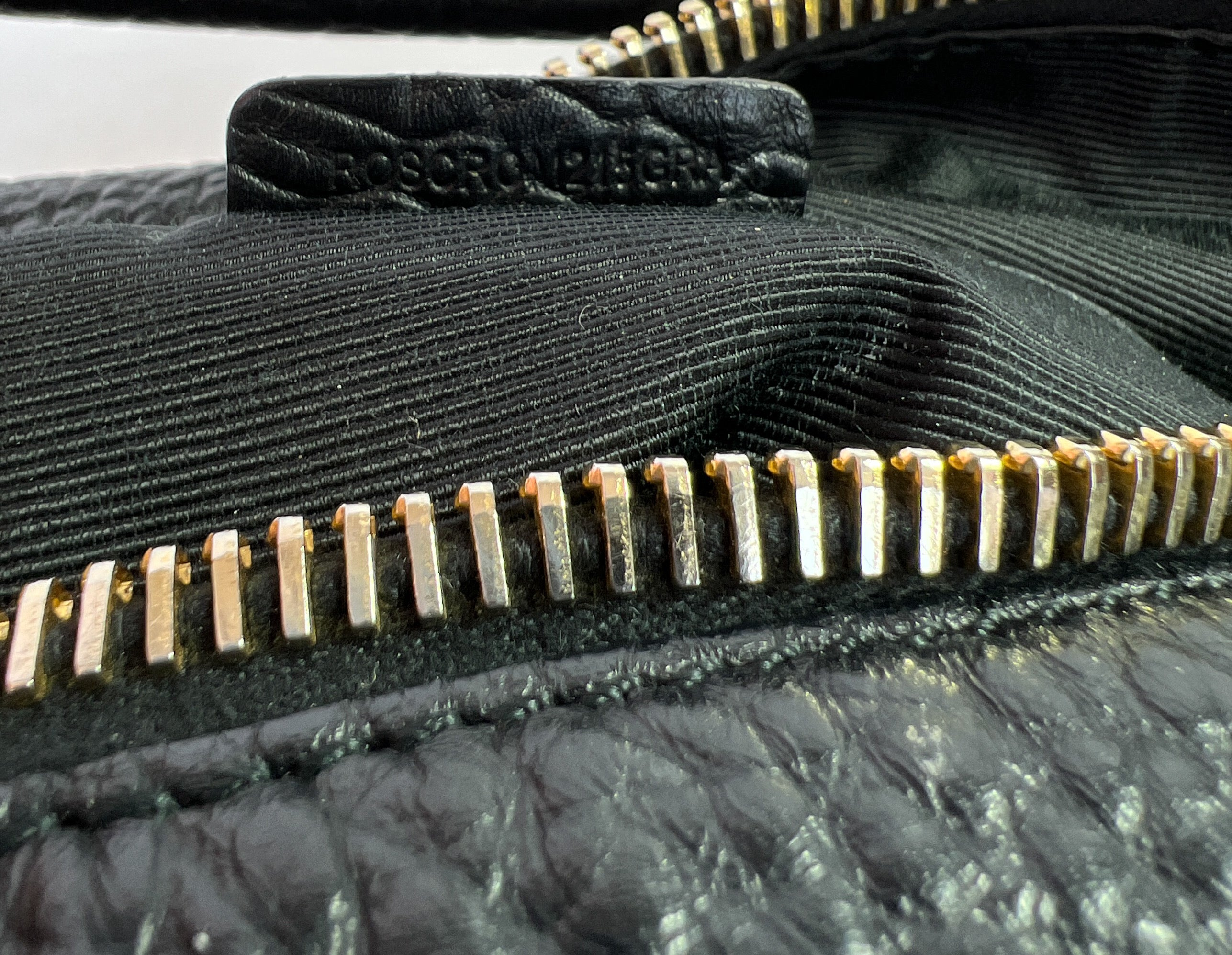 Burberry black leather Orchard Heritage bag