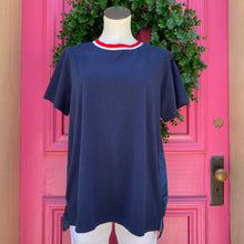 Ted Baker navy short sleeve top size 10