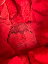 YSL red leather Roady hobo shoulder bag